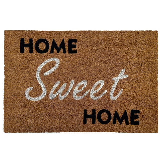 Manie Rood Electrificeren Kokosmat 'Home Sweet Home' - 50x80 cm | Leroy Merlin