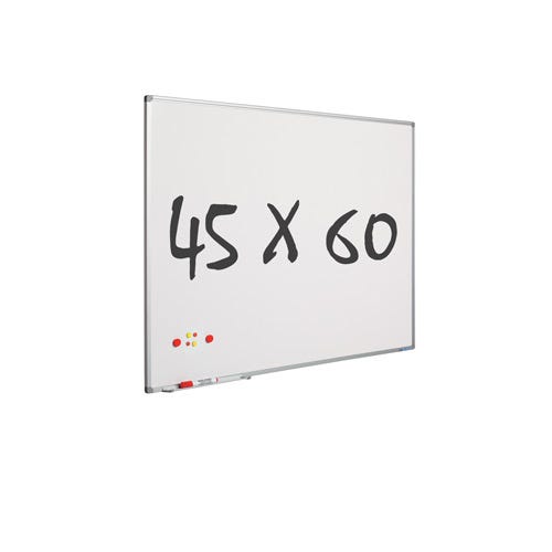 Tableau Blanc magnétique avec feutre et effaceur - 45 x 60 cm