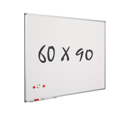 Tableau d'affichage blanc magnétique 60 x 90 cm