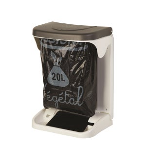 Sacs poubelle 10l(r) 20 distributeur de 20 sacs Couleur blanc Simplehuman