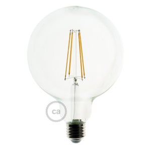 Ampoule LED G200 8W Dimmable E27 Vintage Géante Ronde - Blanc Très Chaud  1800K