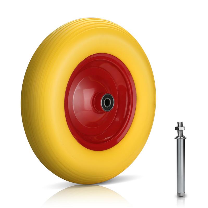 Rotella Gonfiabile Per Carrello - 120kg Portata, Gomma E Acciaio - Per Mobili Pesanti E Fai Da Te