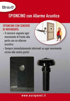 Apriporta di sicurezza per porta d'ingresso, gancio acciaio, cromato,  limitatore apertura