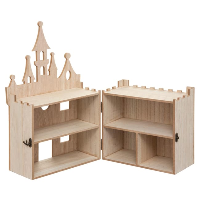 Castillo de princesas para ni os madera A. 52 cm Atmosphera