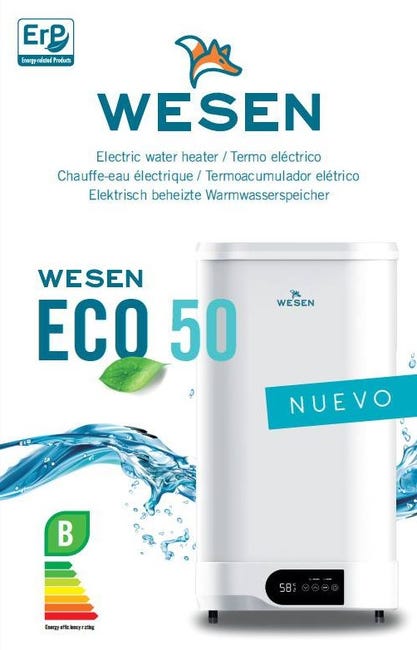 Termo eléctrico Wesen 50 l. | Leroy Merlin