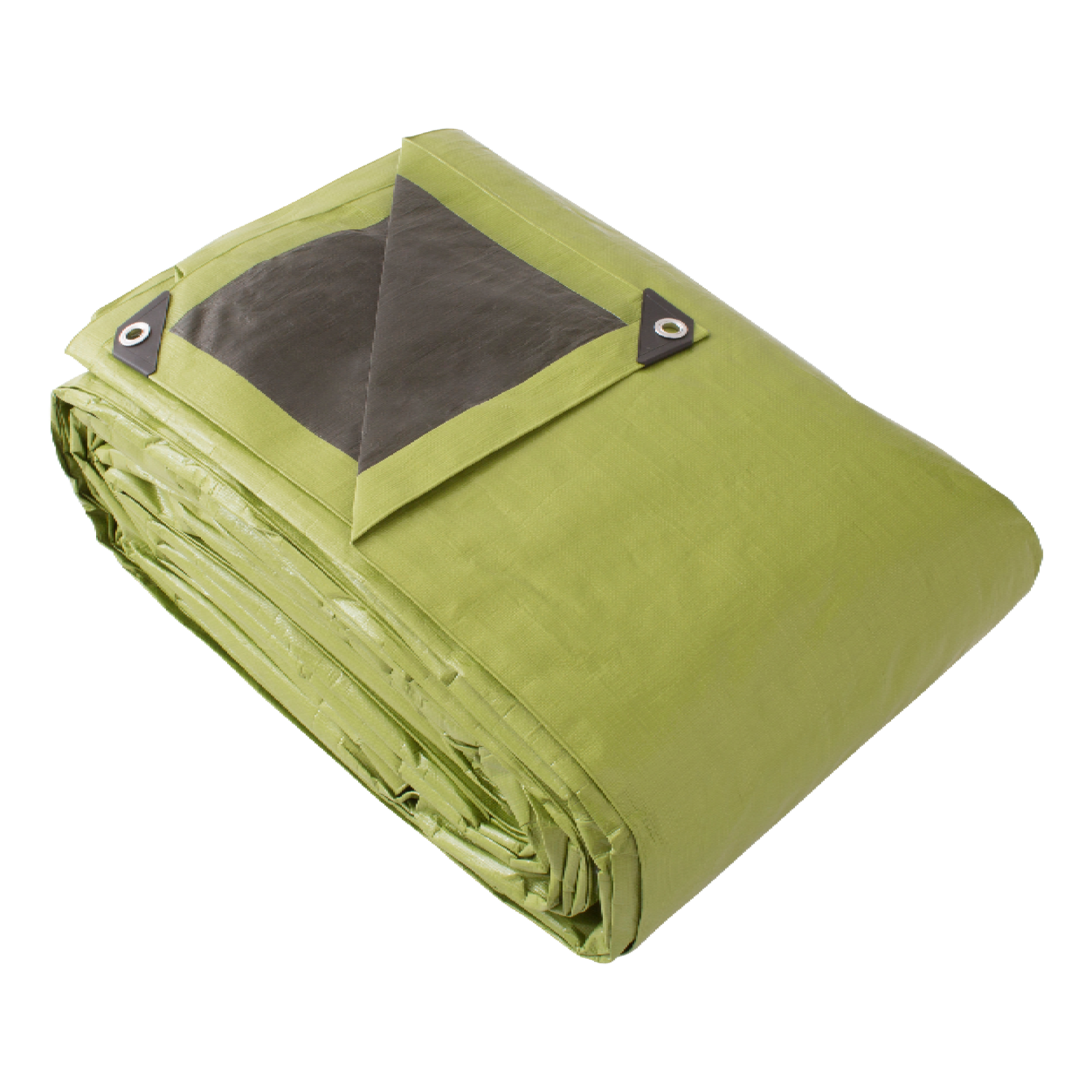 Dexter - lona de protección - lona con ojales - doble cara - impermeable - resistencia al desgarro - con ojales - polietileno - 8x12 m - 240 g/m² -
