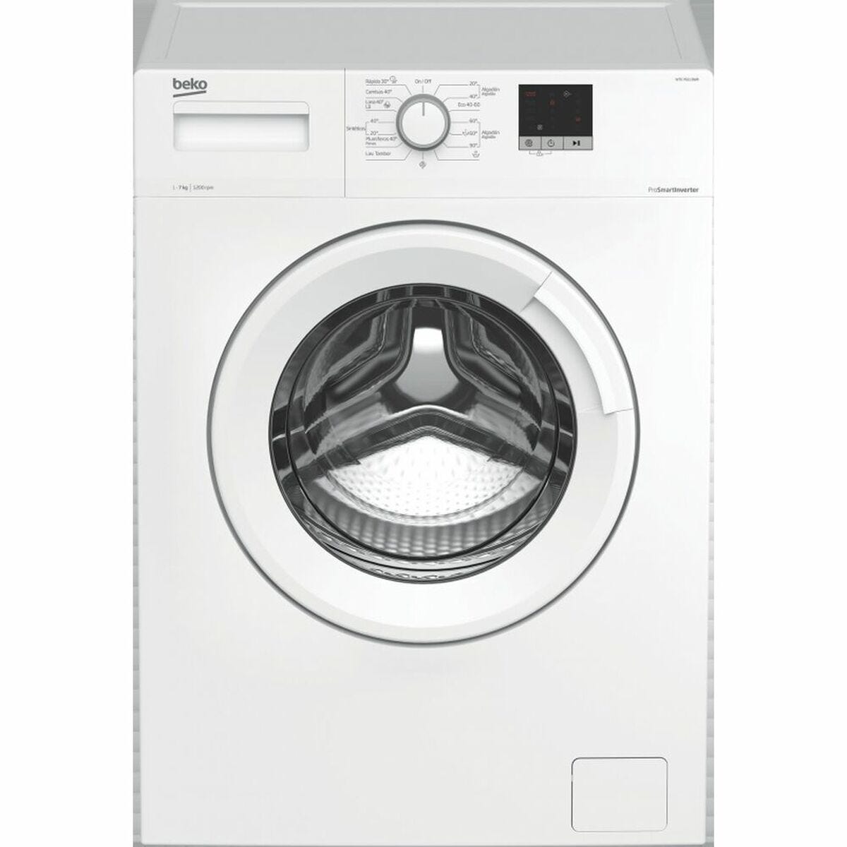 Machine à laver 7 Kg Classe B 1200 tours Inverter, Vapeur - WSB 725 D FR :  : Gros électroménager