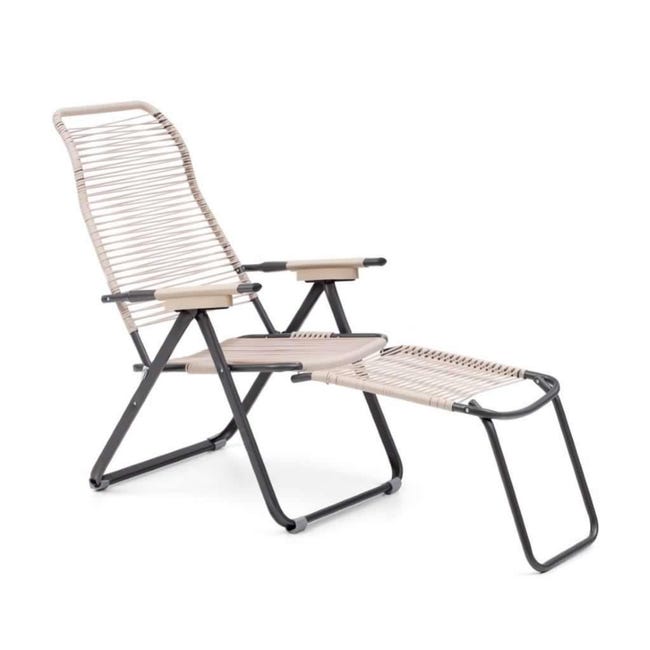 Sdraio Regolabile MOD Cordonata Blu - Schienale 6 Posizioni, Telaio In Metallo - Foto 12