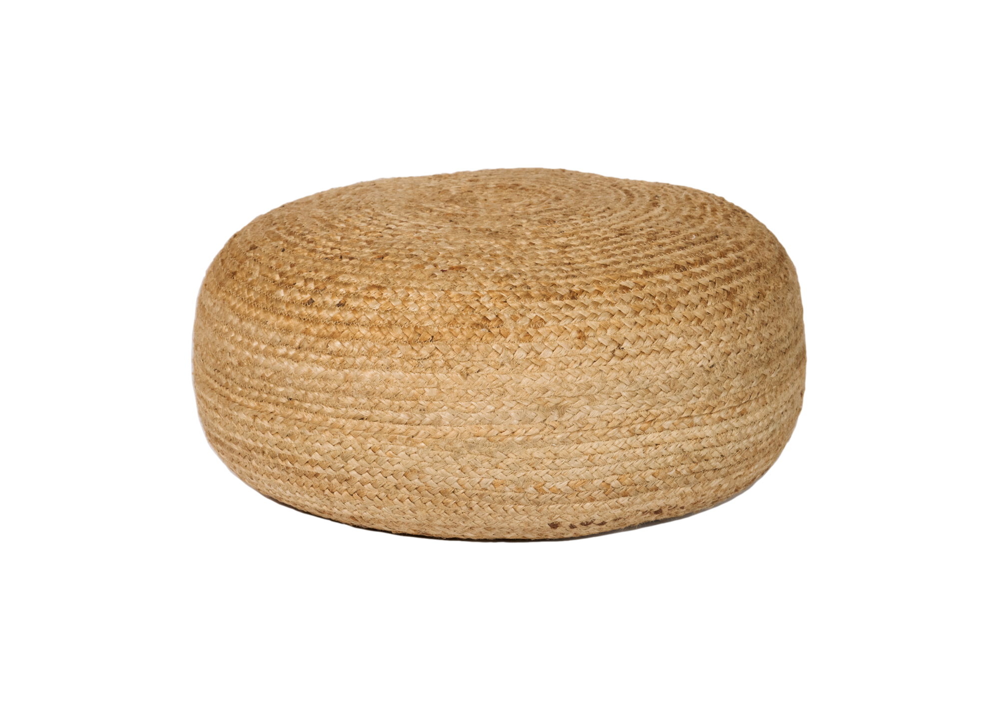 Pouf cookie en jute 55X20 Leroy Merlin