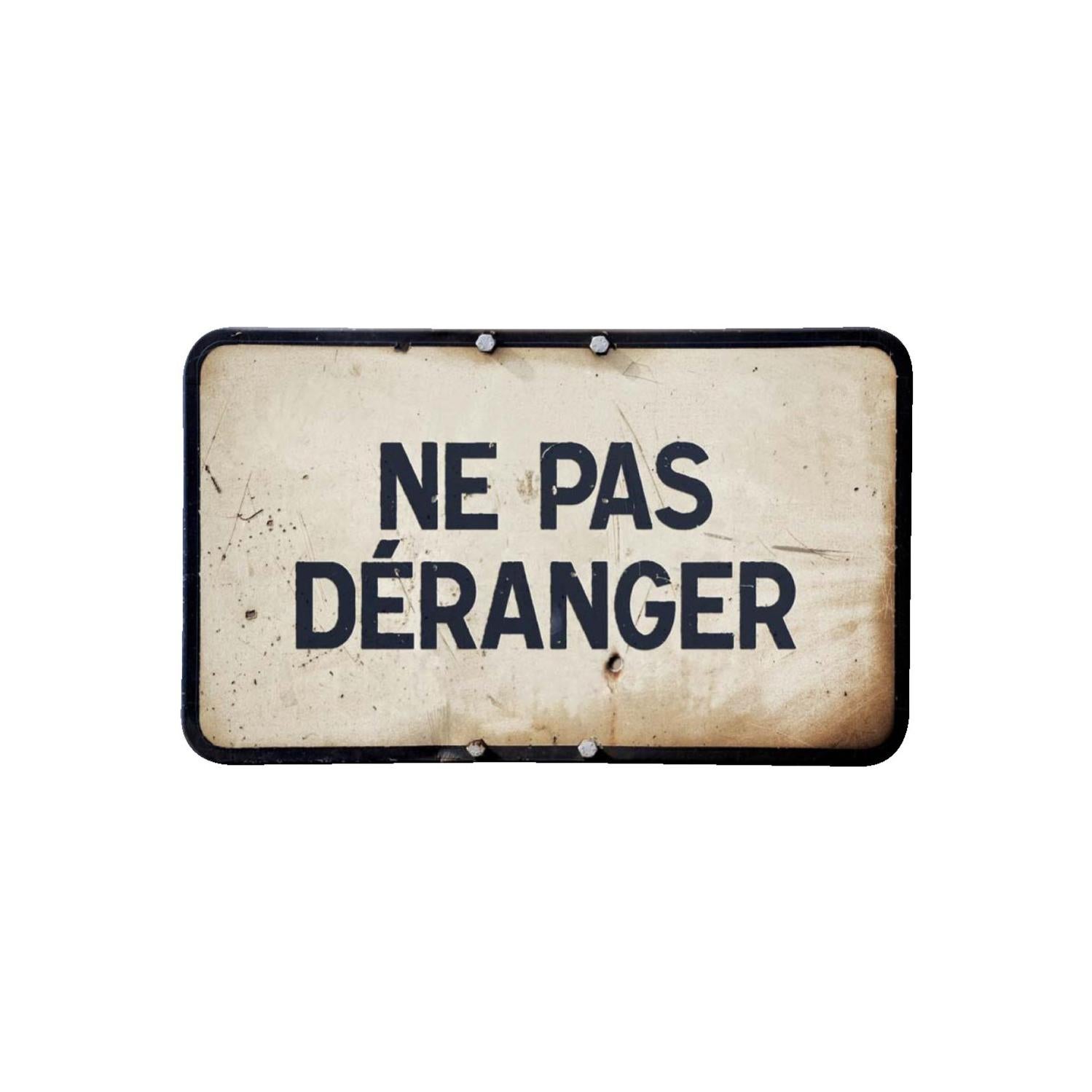 Pancarte "Ne pas déranger" Leroy Merlin