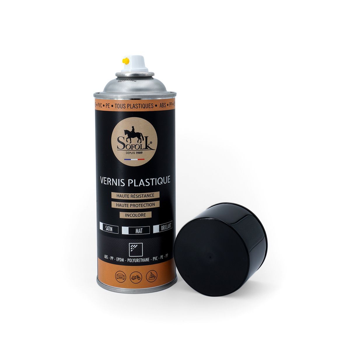 Bombe de vernis spray brillant avec protection UV Sennelier 400ml - Bon  plan