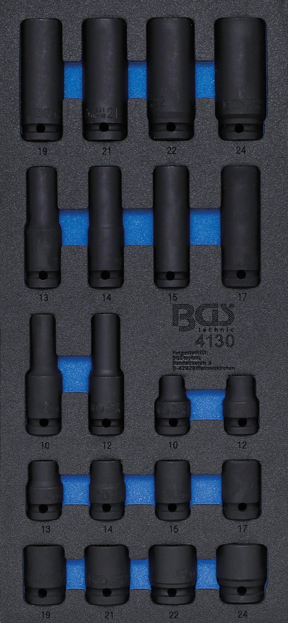 Set Bussole USAG Con Rivestimento Teflon Per Cerchi In Lega - Misure 17, 19, 21 Mm