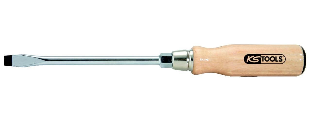 KS TOOLS 300.1001 - Tournevis à manche bois, Fente | Mister Worker