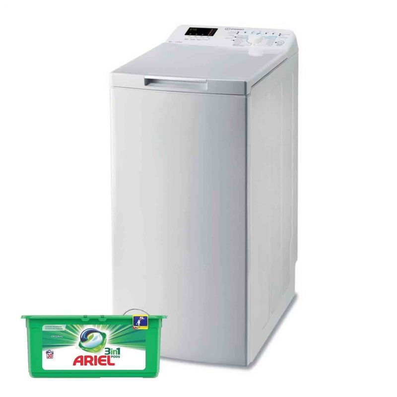 INDESIT Lave-linge Top 6kg 1200trs/min RapidWash Machine à Laver ...