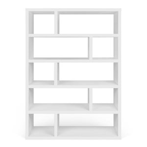 Mueble estantería DINA. Librería abierta diseño lineal minimalista con 8  compartimentos. 175 de altura x 129 cm de ancho.