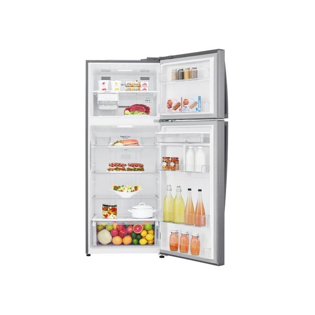 LG Réfrigérateur frigo double porte Inox 438L Froid ventilé No frost Wi-Fi