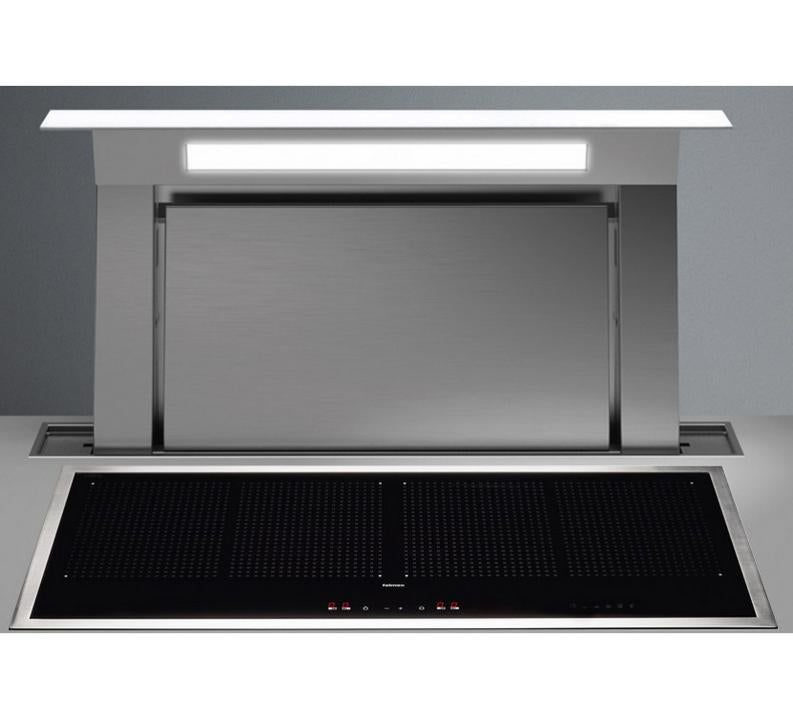 Hotte plan de travail 120cm 420m³/h inox Falmec CORDOWN3611 Leroy Merlin