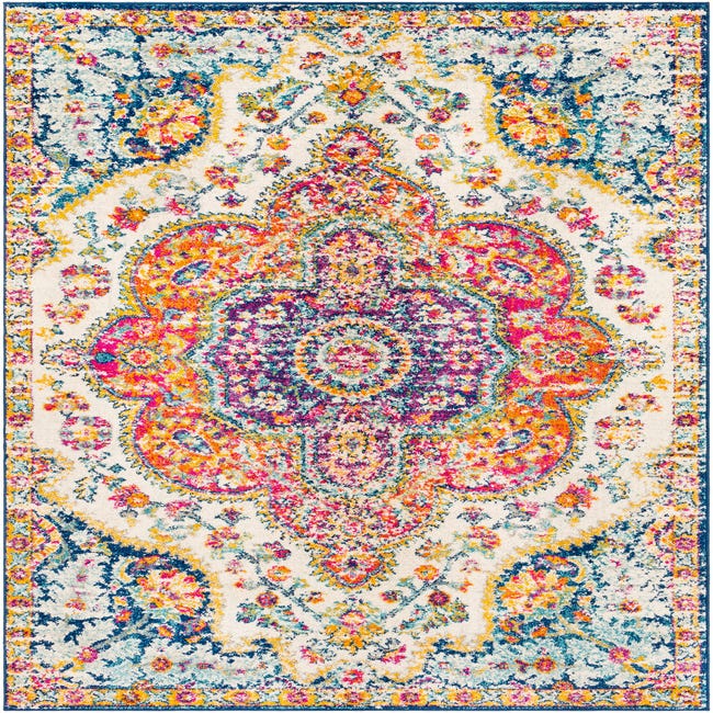 SURYA - Tapis Vintage Oriental LOU - 200x275cm - Multicolore