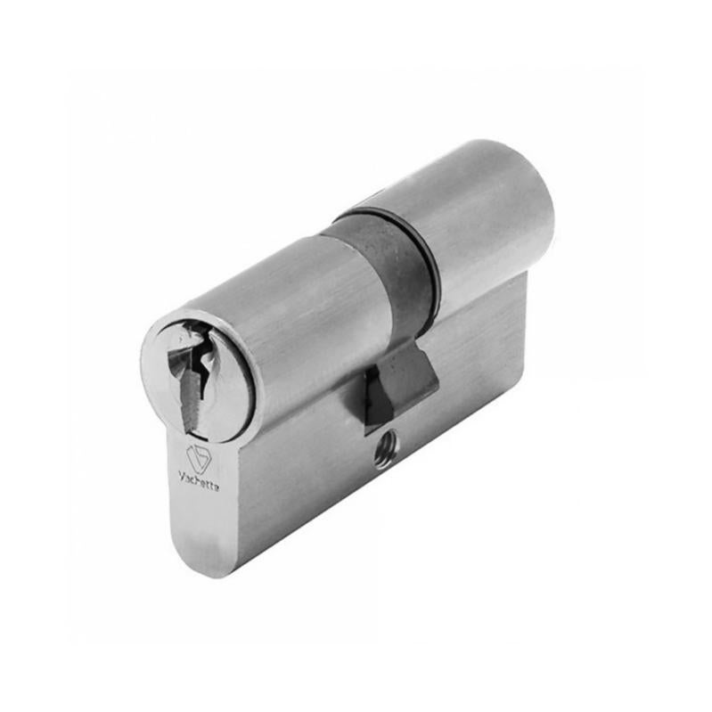 Cylindre De Serrure Vachette V5 NEO 50xB45 - Nickelé, Avec 4 Clés, Vis De 50mm