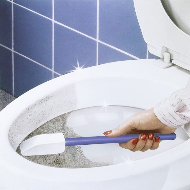 Brosse WC Pierre ponce - Enlève l'urine et le calcaire