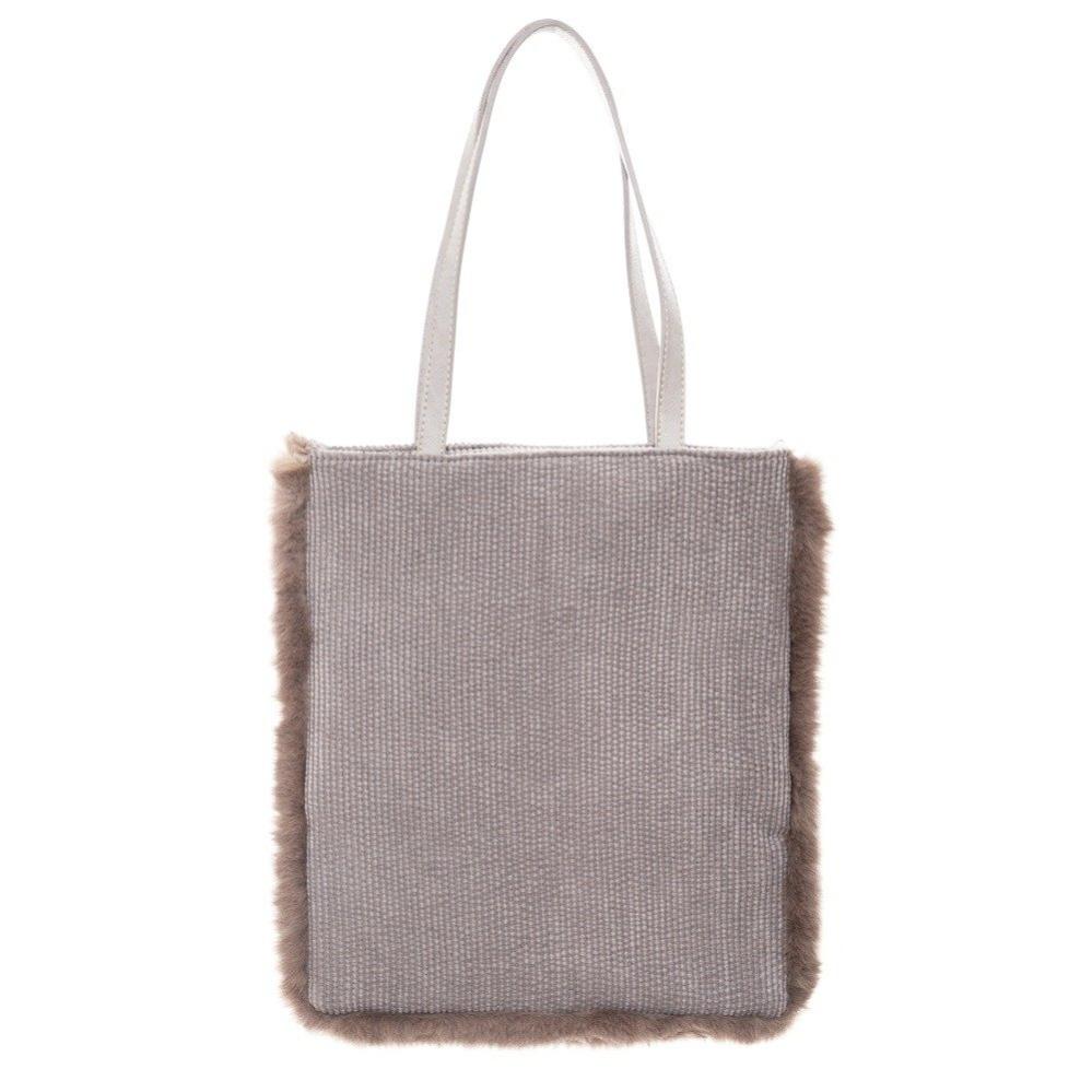 Cotton Division Bag Friends REUNIN – Jutebeutel 38x40 Cm, 100% Bio-Baumwolle, Schwarz