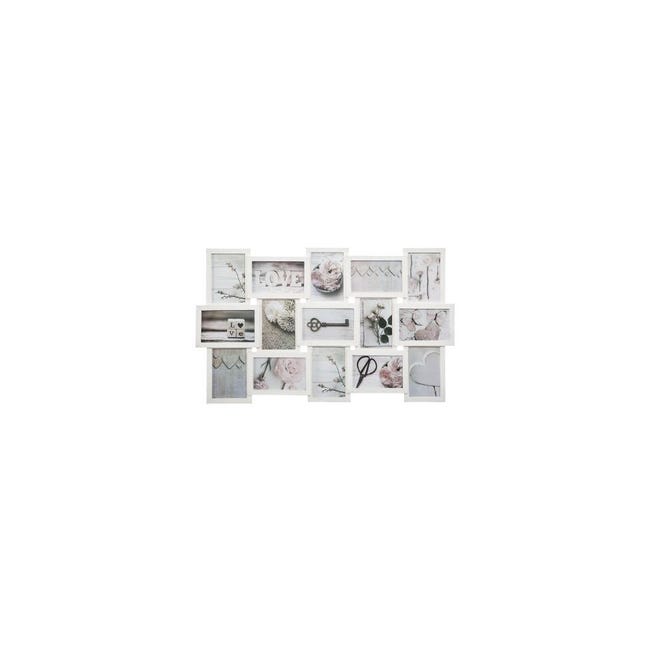 Marco para fotos 10x15 lacado blanco Ref.PM4P - Mabaonline