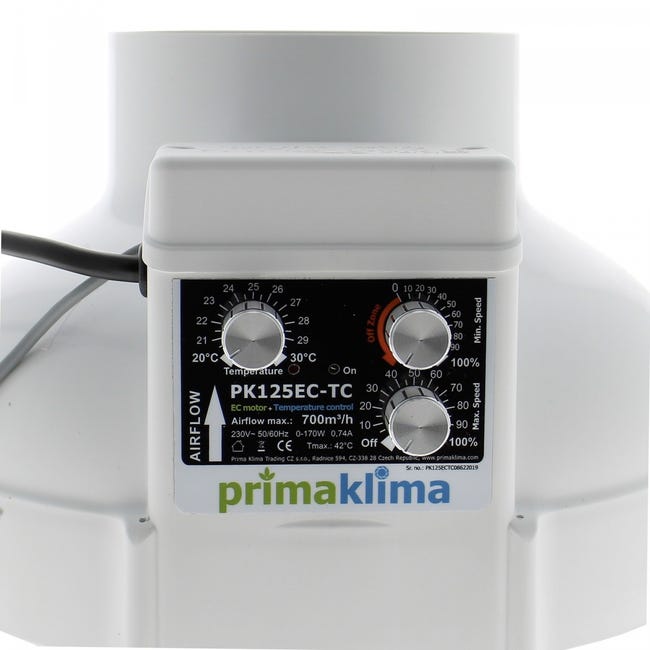 Extracteur Prima Klima PK100EC-TC - 580m3/h