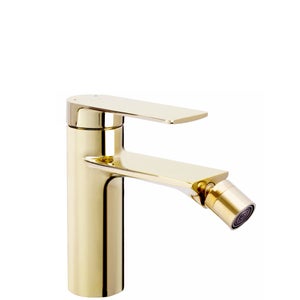 BiaoTeng Rubinetto Per Bidet Oro Spazzolato Miscelatore Oro Spazzolato Bidet  caldo e freddo Rubinetto Lavandino Bagno Ottone,Oro spazzolato A :  : Fai da te