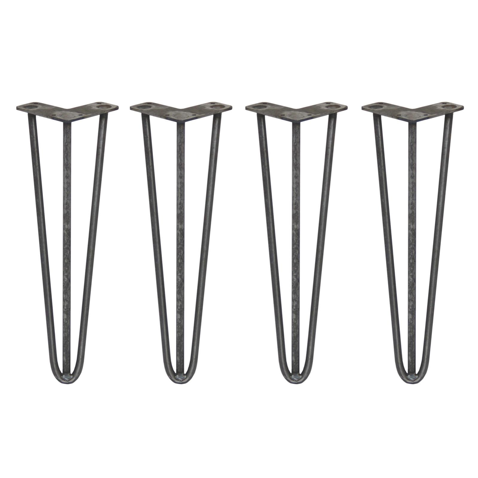 SKISKI LEGS 4 Patas de Horquilla Metálicas para Mesa Muebles Metal