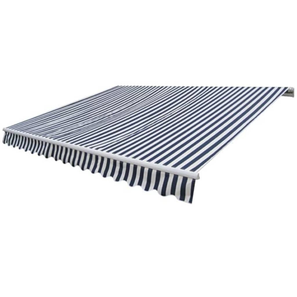 VidaXL Tenda Sole Retrattile Automatica con Palo 400x350 cm Antracite