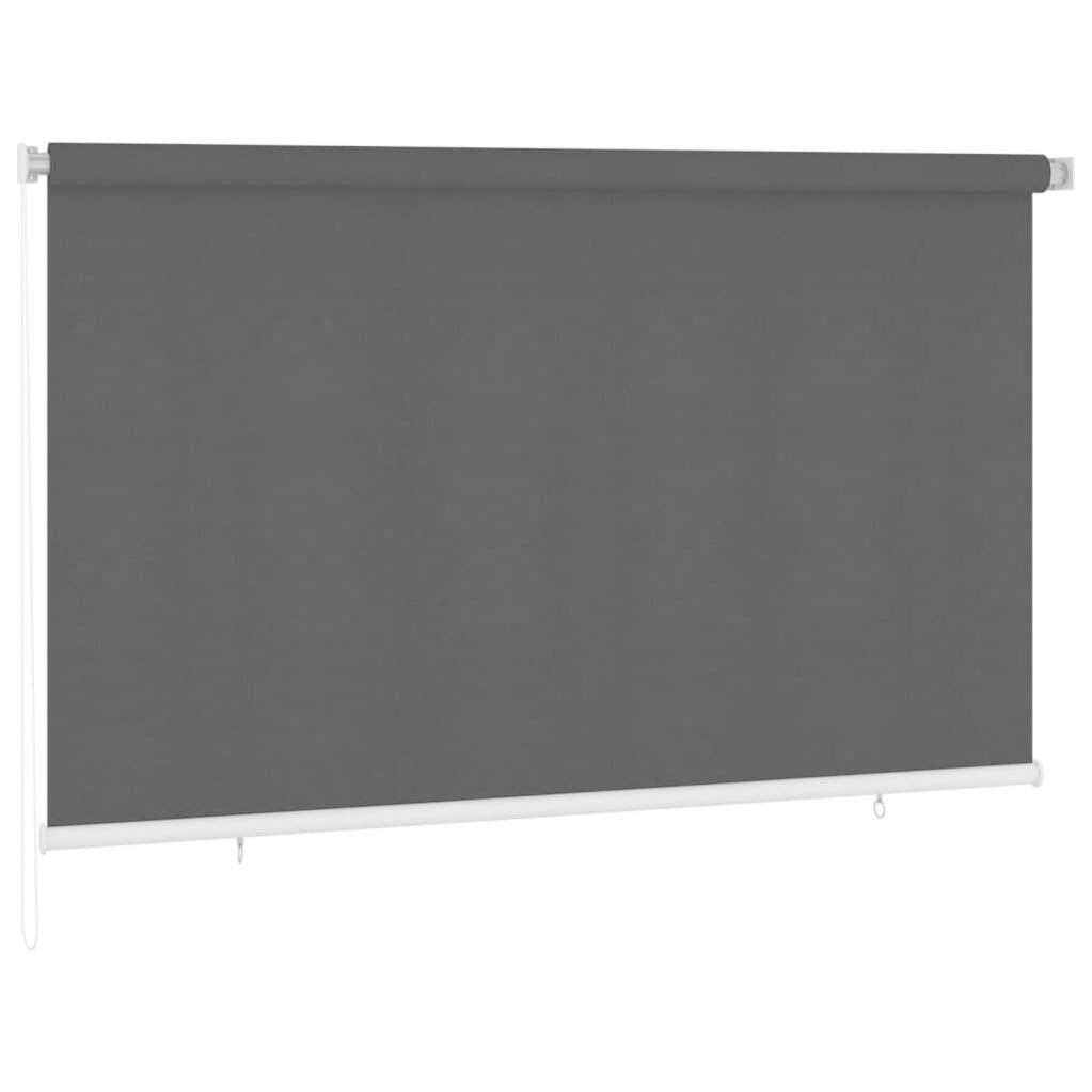 Store roulant d'extérieur 240x140 cm Noir vidaXL Leroy Merlin