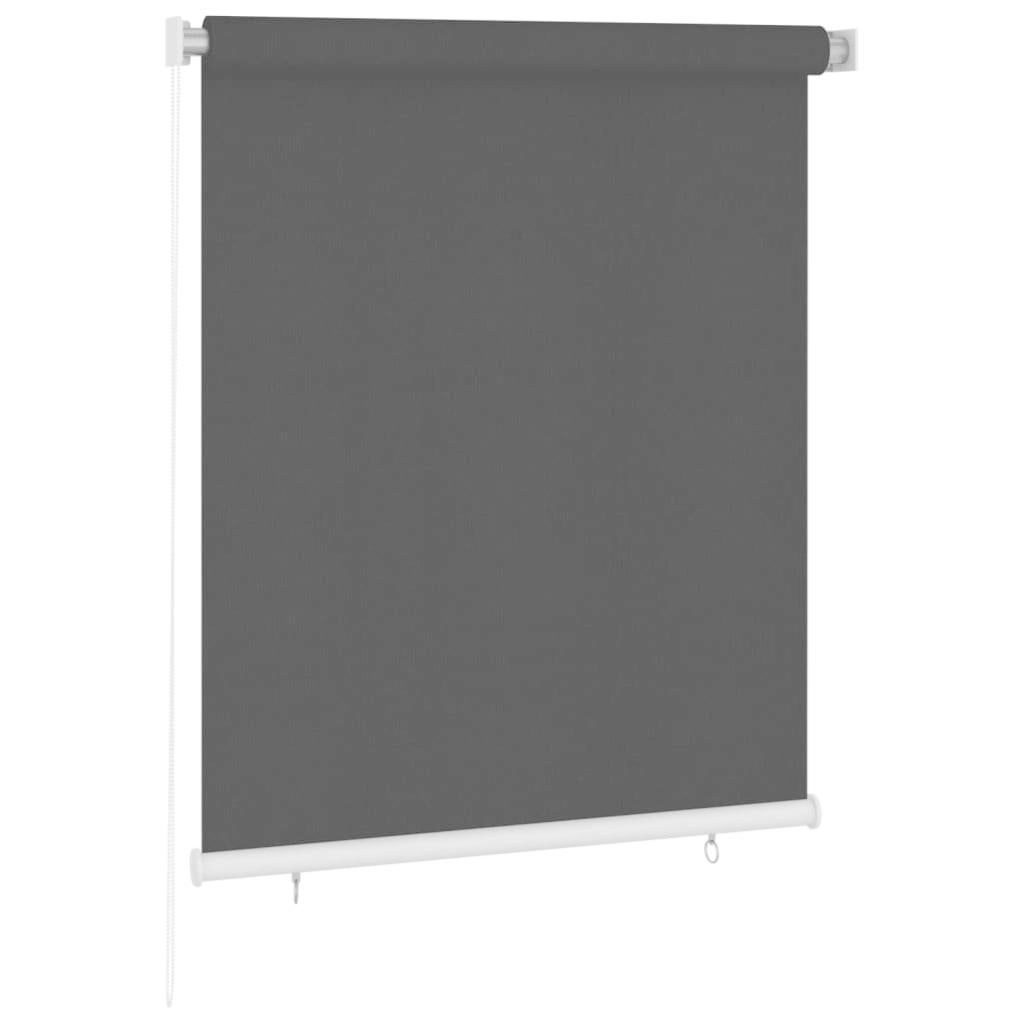 Tenda A Rullo Per Esterni VidaXL 80x250 Cm – Blu E Bianca, Facile Da Montare Con Manovella, Perfetta Per Balcone E Terrazzo