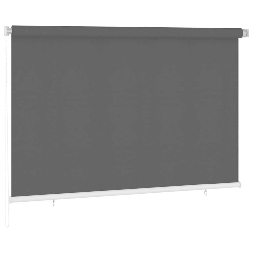 Store roulant d'extérieur 220x140 cm Noir vidaXL Leroy Merlin