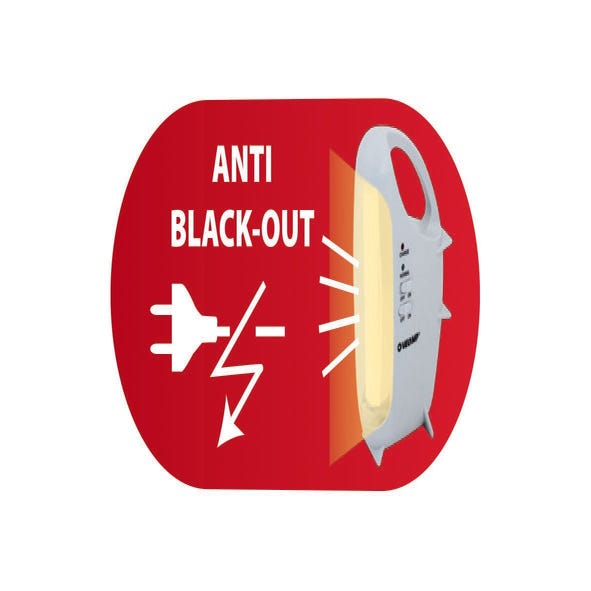 IRON LIGHT: Lampara recargable anti blackout,21 LED SMD