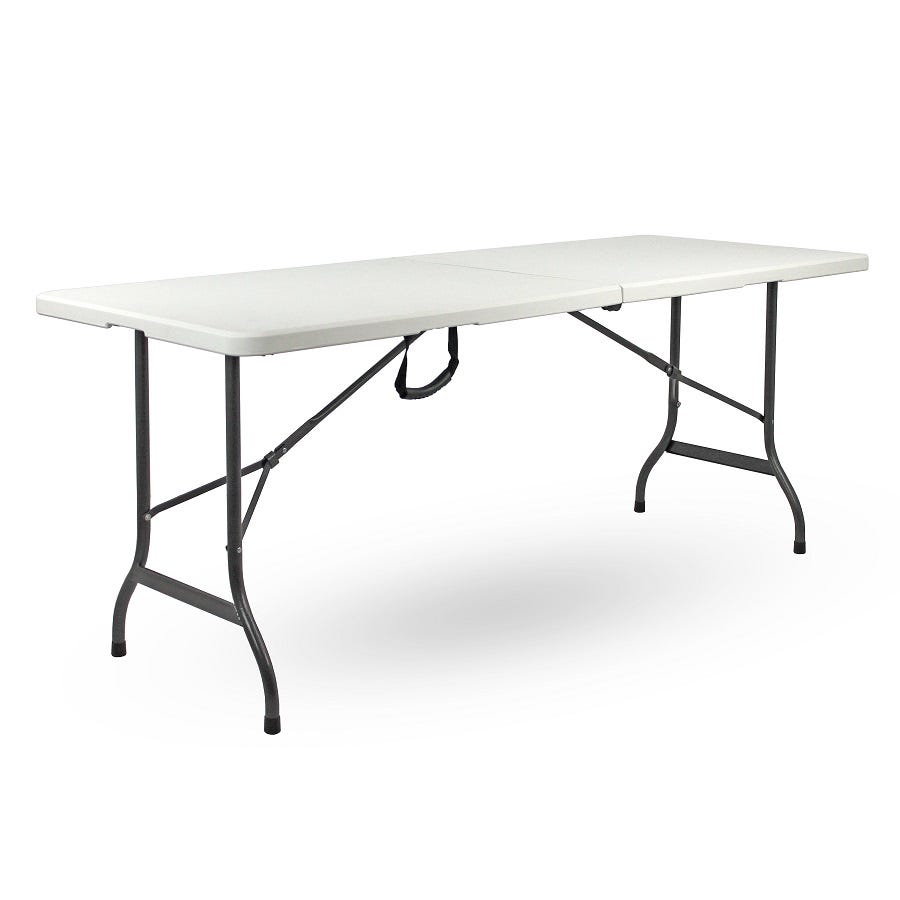 Table pliante rect blanche 180x75x74 cm- Par 10 - RETIF