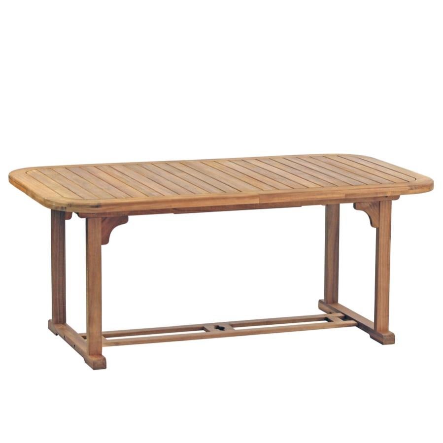 Estosa - mesa de jardín extensible de madera 180-240 cm brian
