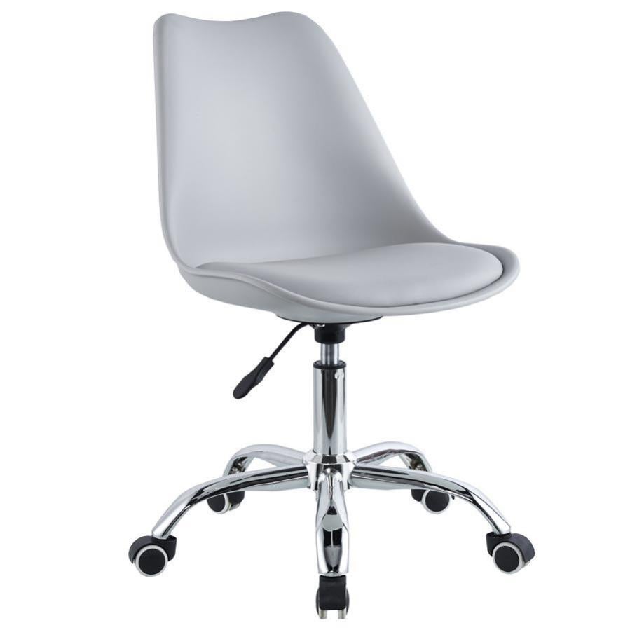 Sedia Da Ufficio EXRACING Criss Cross Con Seduta Ampia, Senza Braccioli, Gambe Incrociate, Girevole 360° E Regolabile, Per Casa E Lavoro, Supporto Fino A 136kg - 3