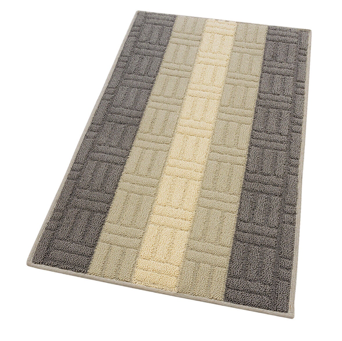 Tapis de Cuisine 3D 57x145 cm Coureur Bordé Absorbant Antidérapant