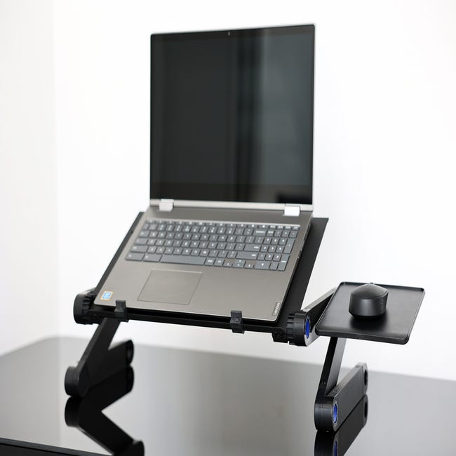 Table pliante pour ordinateur portable, table pour ordinateur portable à  levage réglable, table pour ordinateur portable pour lit, canapé, lecture
