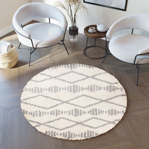 Alfombra redonda personalizable Even Tamaño alfombra Ø100 cm