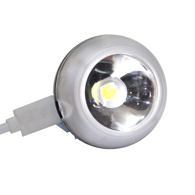 Lampe Frontale Usb Rechargeable À 3 Ampoules Led, Mini Lampe De
