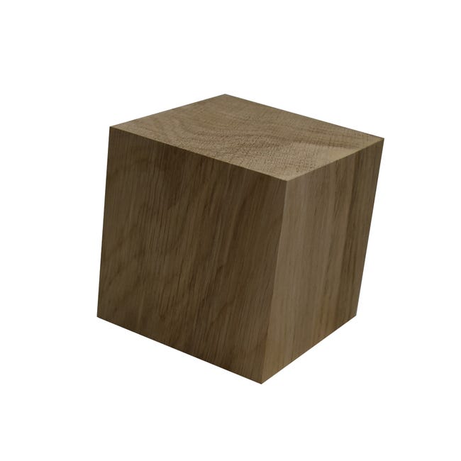 Cube de bois brut