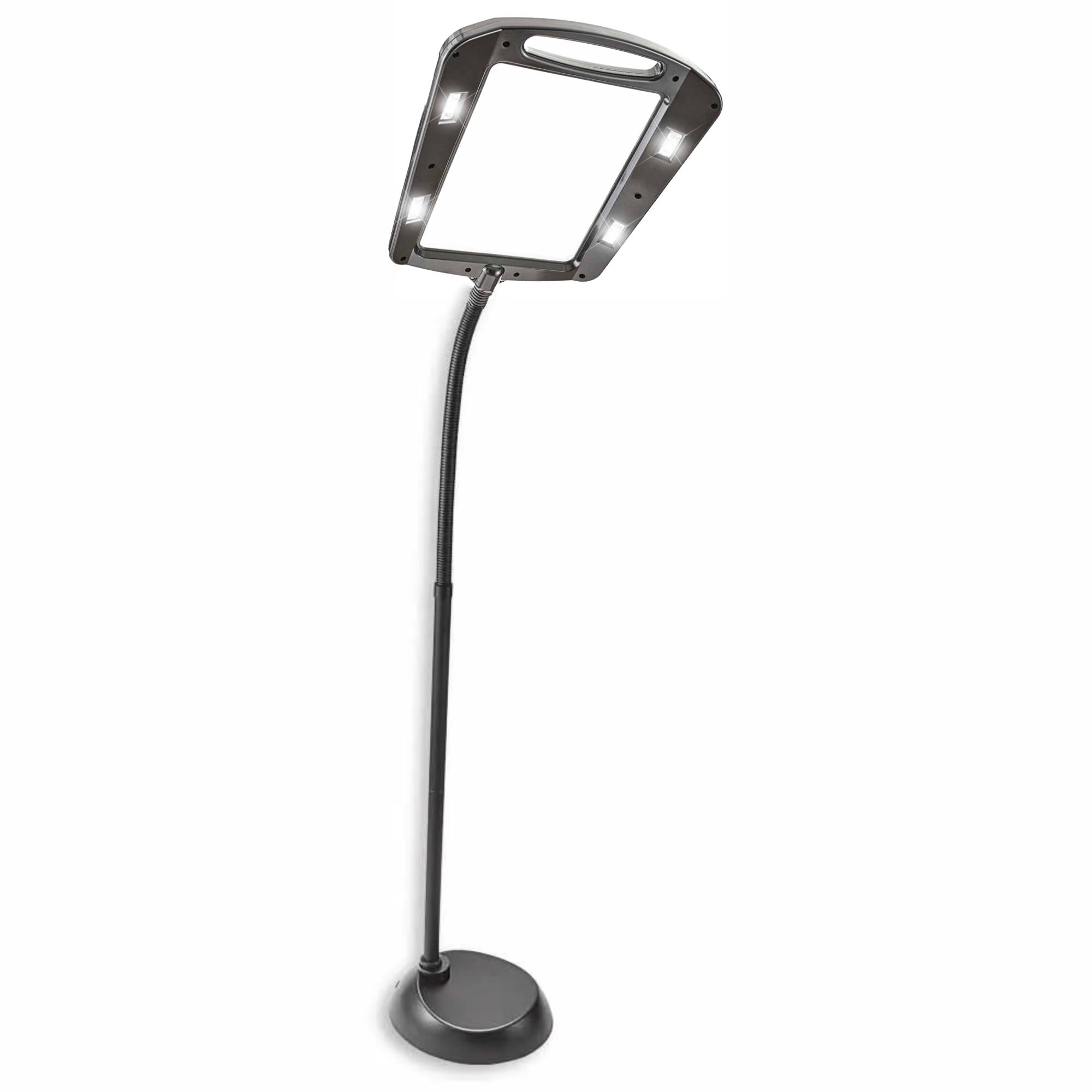 FISHTEC Grand Loupe sur Pied 160 cm Eclairage 12 LED