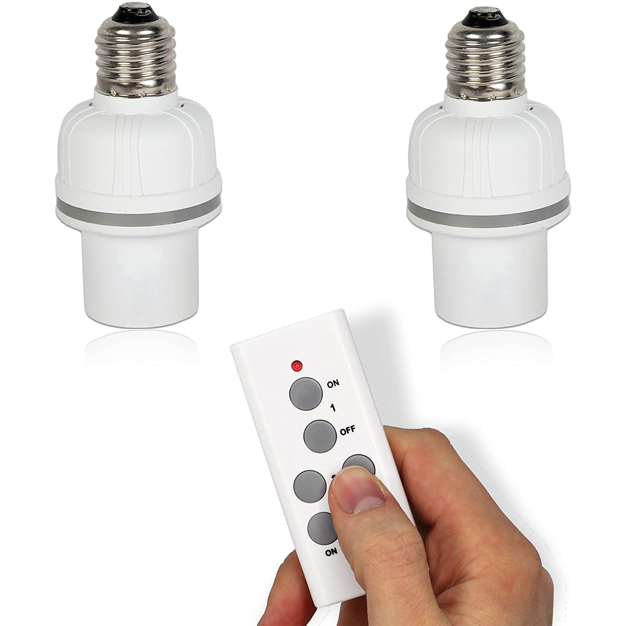 Pwshymi Douille de lumière Support de Base d'ampoule à douille E27, avec  accessoire de télécommande pour la deco intelligente