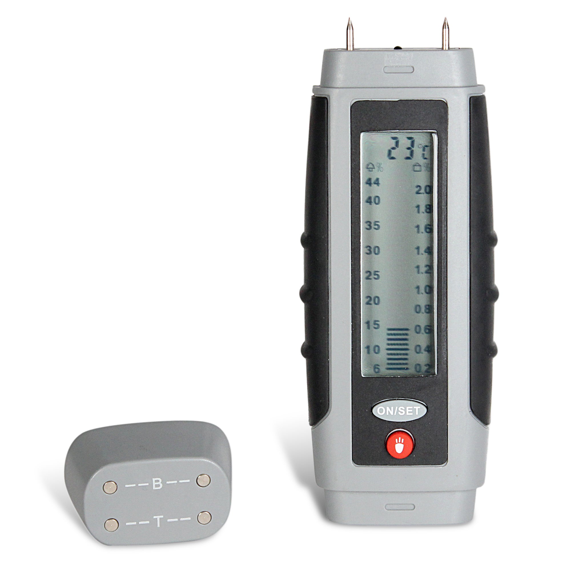 2 EN 1 Sol parcelle d'humidité numérique Testeur Analyseur thermomètre température mètre 