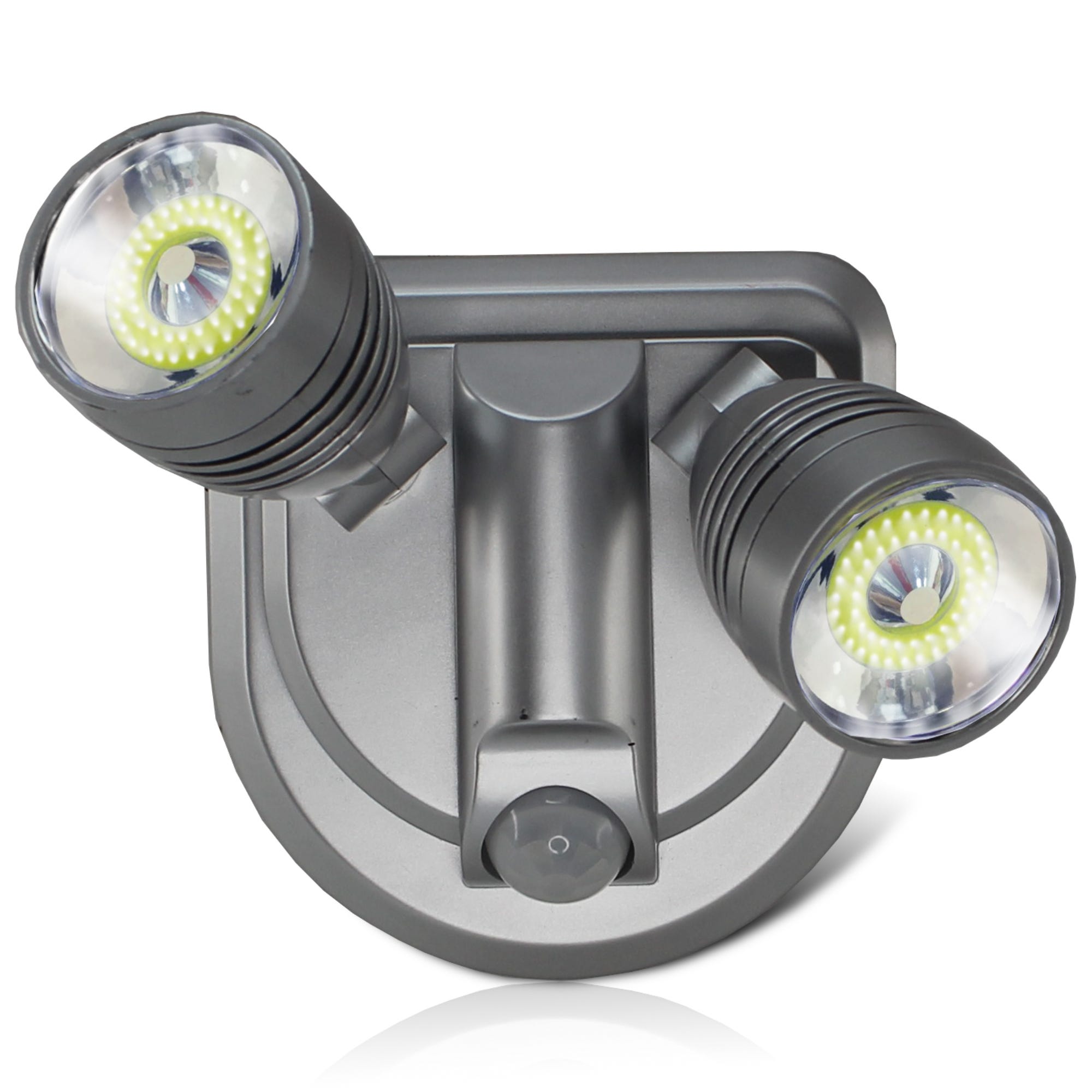 Double Spot LED COB Orientable Exterieur Sans Fil - Puissance 500