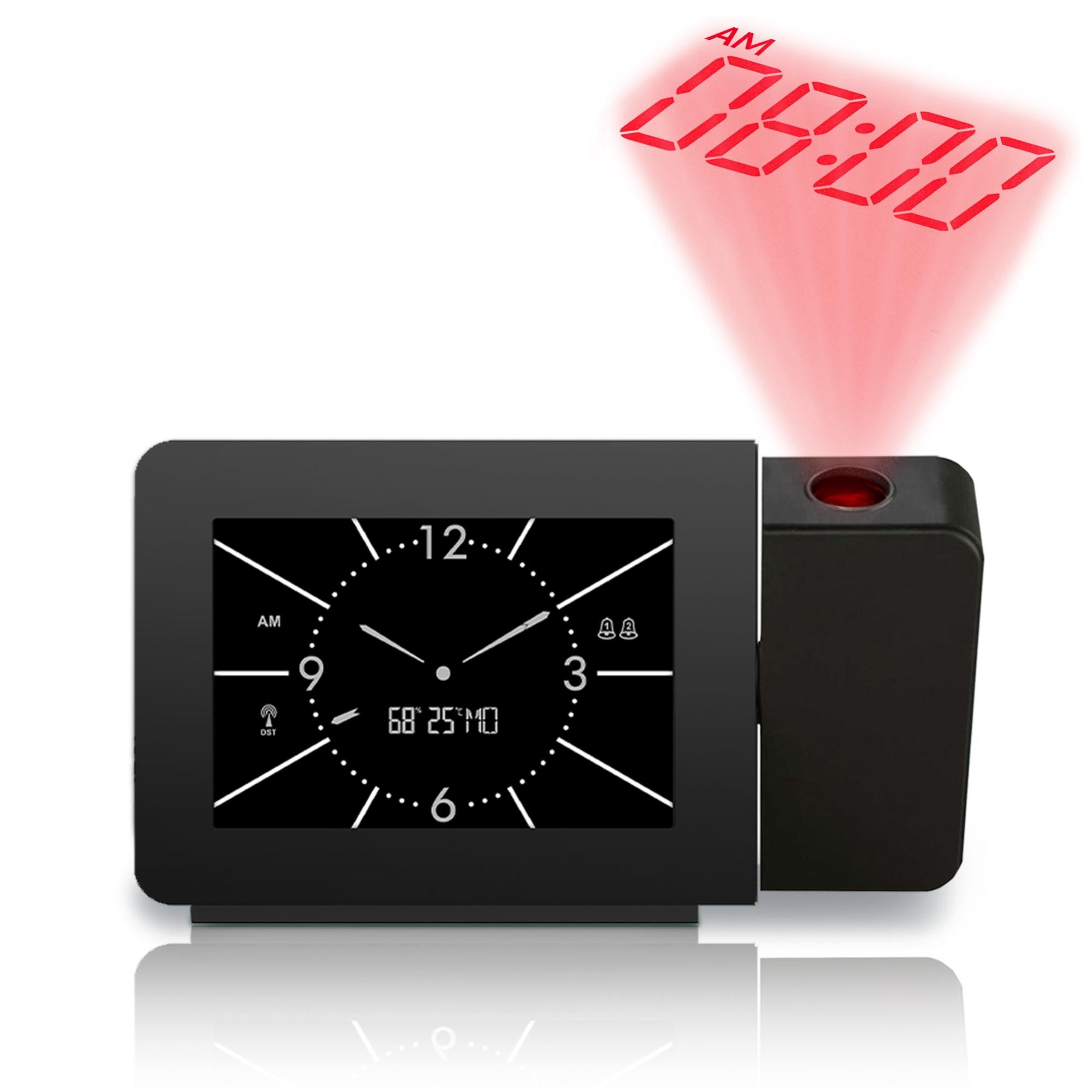 Sveglia radiocontrollata 2025 con proiettore