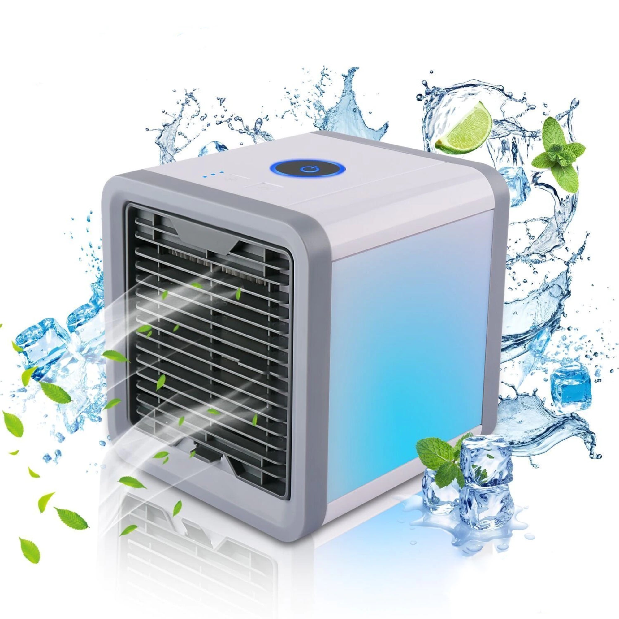 Mini Ventilateur Électrique Portable à Jet d'Eau, Climatiseur Batterie  Rechargeable par USB, Humidificateur pour Activité Extérieur