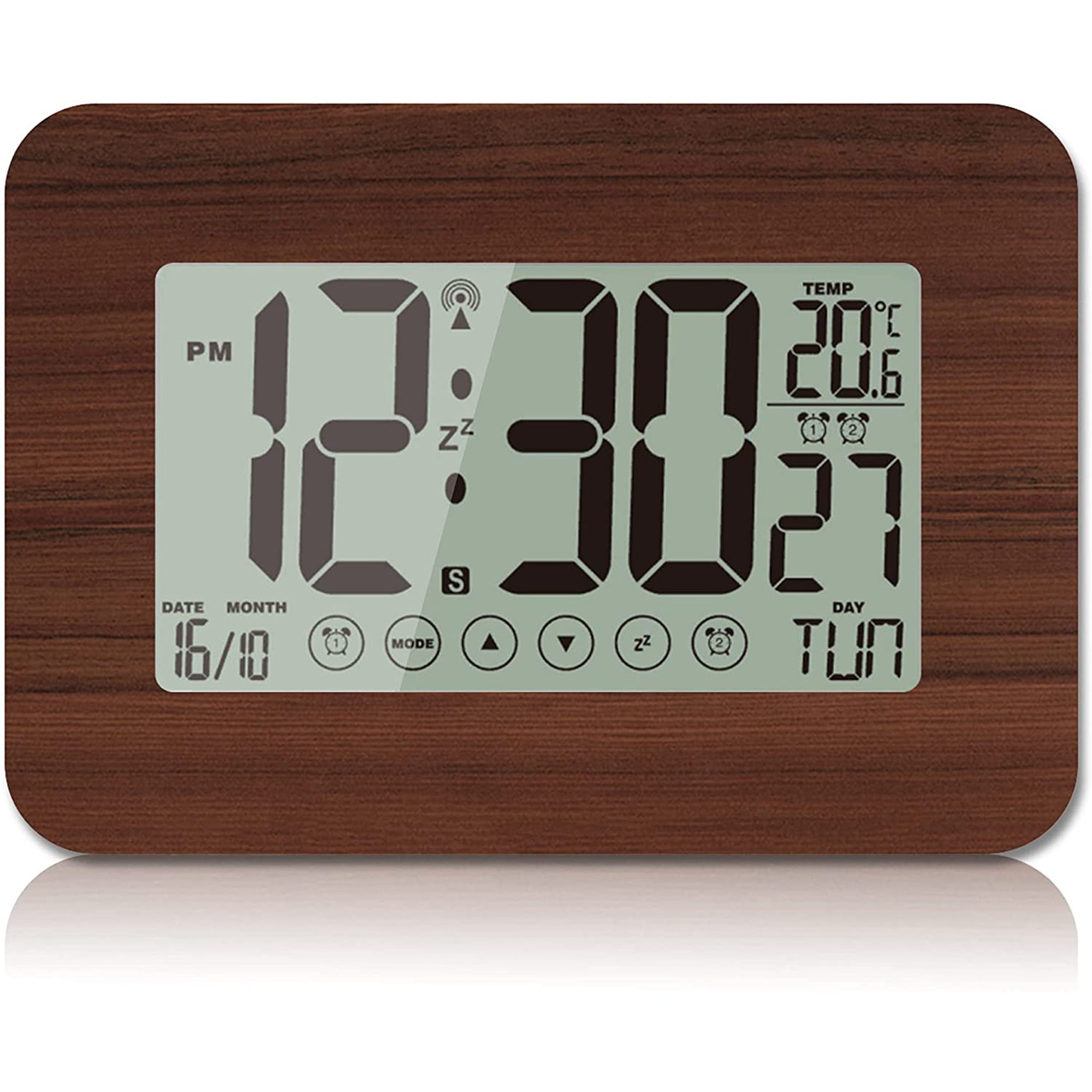 Horloge Digitale Tactile Radiopilotee - Temperature Ambiante