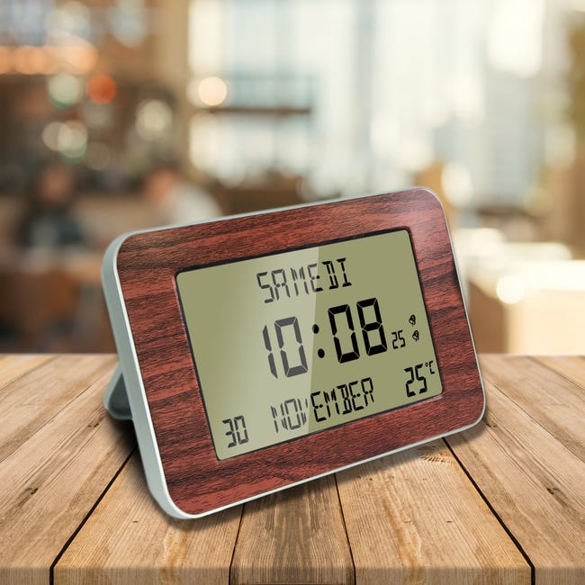 Acquista Temperatura e calendario Funzione snooze Sveglia digitale